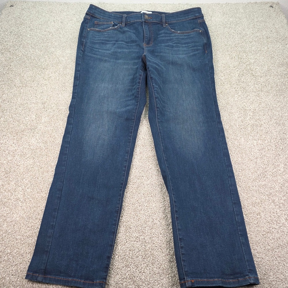 Lane Bryant Womens Size‎ 18 Dark Wash Straight Leg Jeans Denim Pants A1440